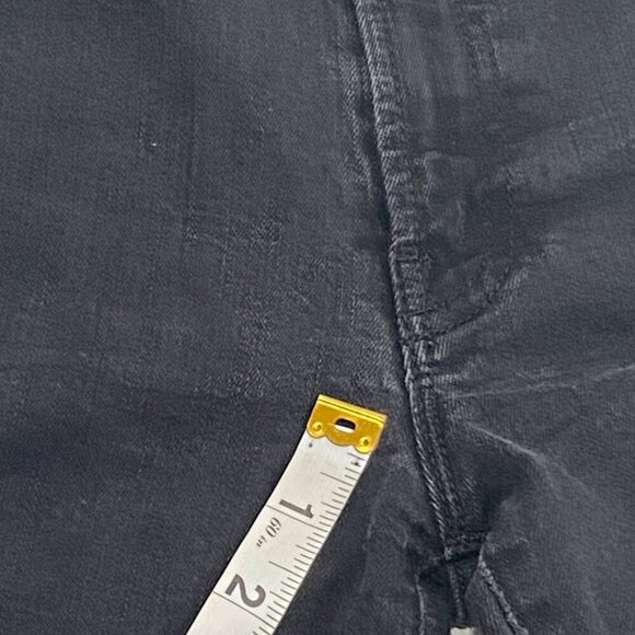 Mother The Hustler Ankle Fray Jeans in Not Guilty washed black women’s 27 - Picture 16 of 16